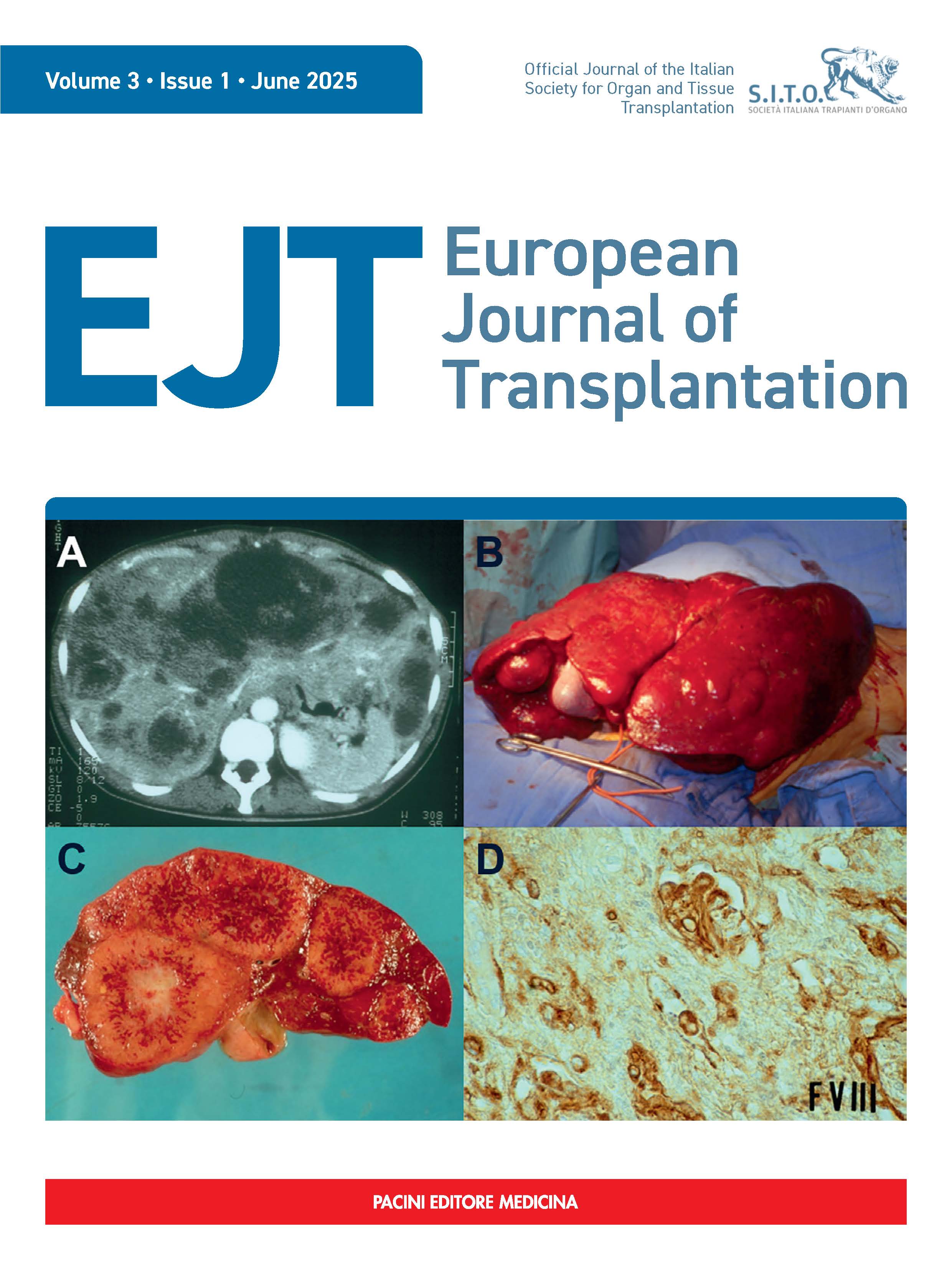 Special Issue 1 - June 2025 - Transplant oncology
